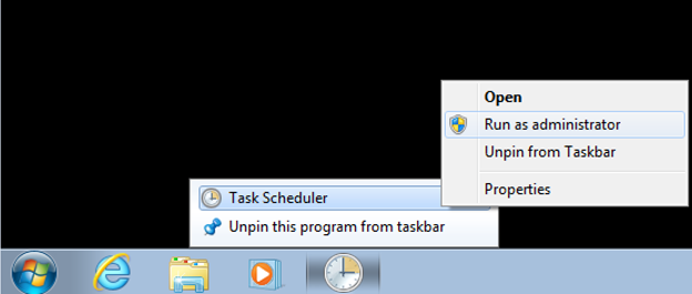 Screenshot illustrating how to confirm that the GoodSync Runner deployment scheduled task has been successfully pushed to the user