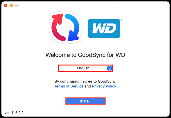 instal GoodSync Enterprise 12.2.8.8
