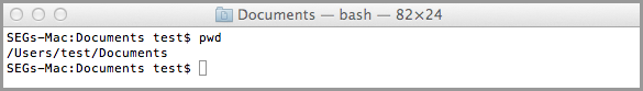 Mac local folder path example