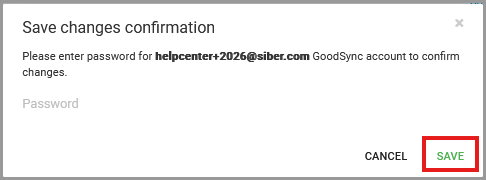 Enter administrator password and save Runner authorization
